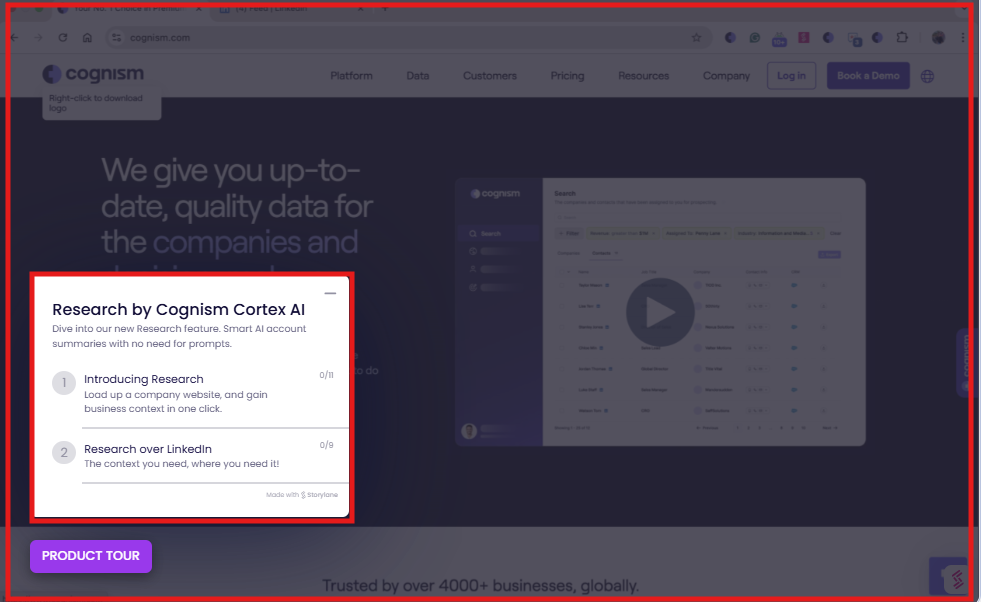 Cognism cortex AI engine