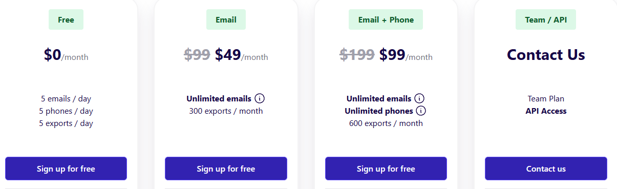 ContactOut pricing