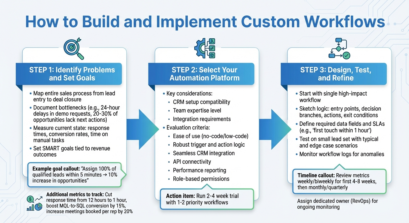 3-Step Process for Building Custom Sales Workflow Automation