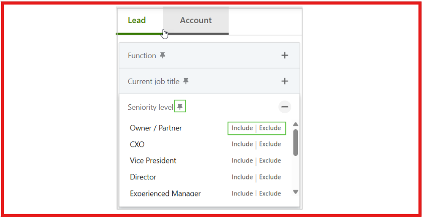 Search for leads on LinkedIn Sales Navigator