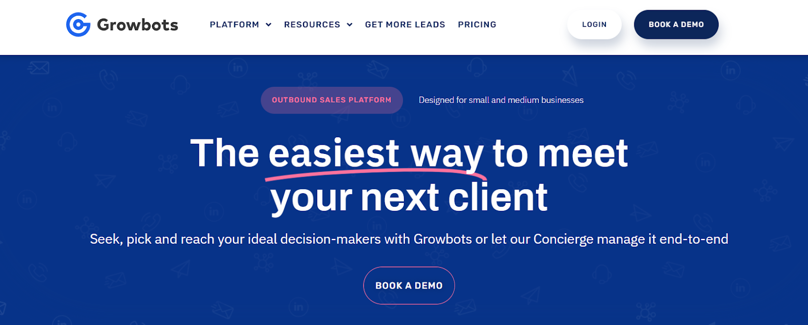 Growbots homepage