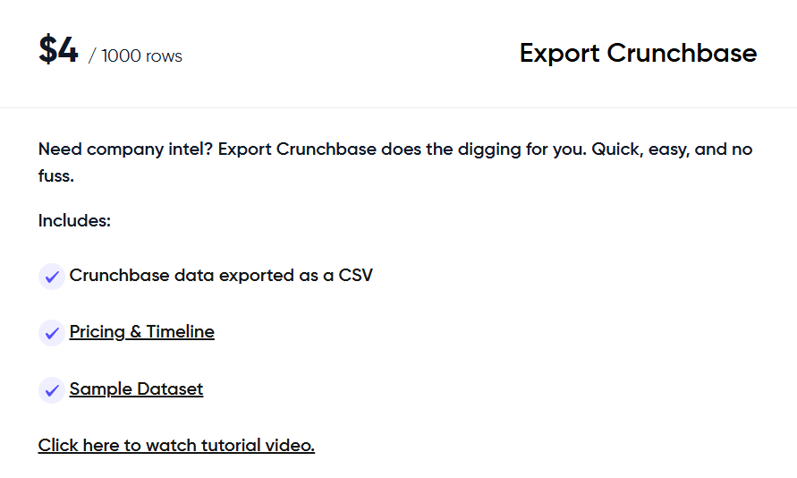 Boomerang pricing (export Crunchbase)