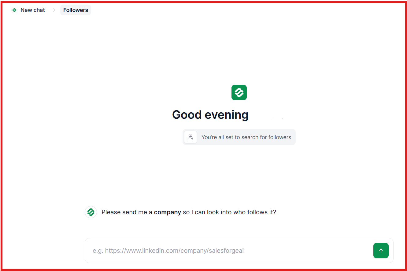 Leadsforge competitor follower feature