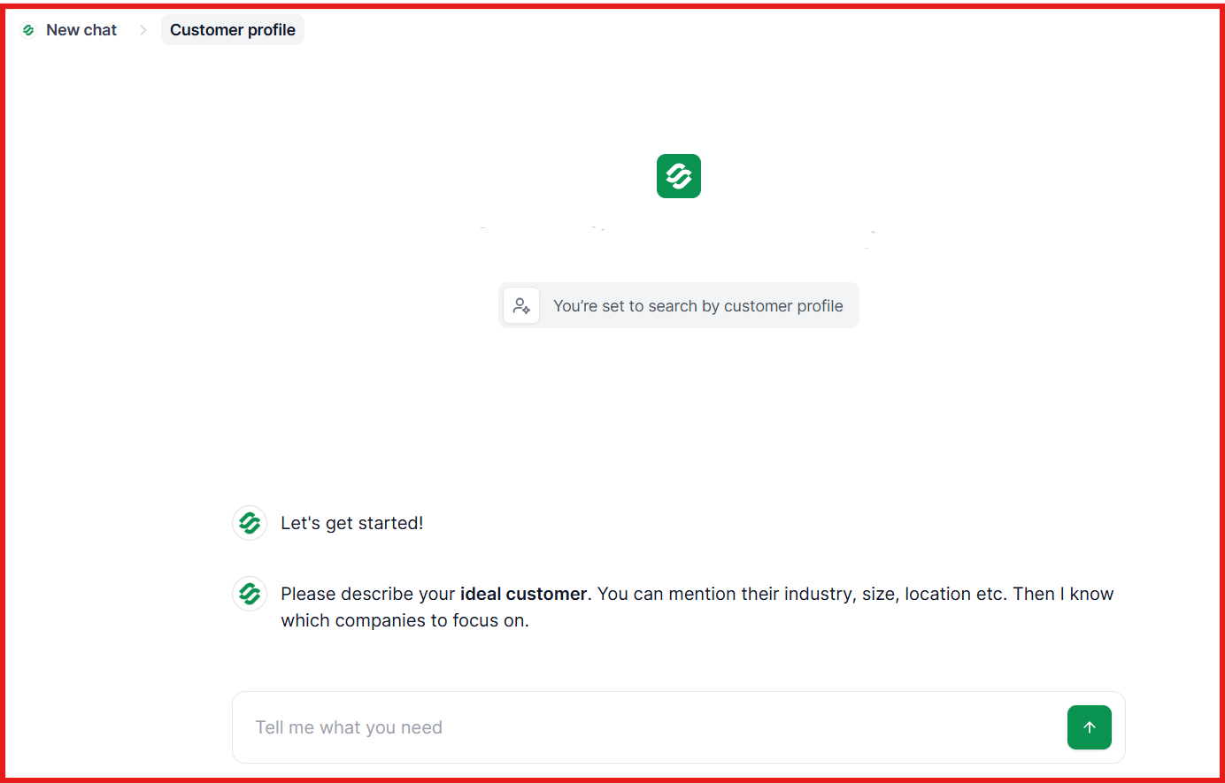 Leadsforge ICP based search