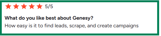 Enginy G2 review about finding leads