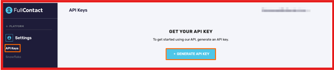 FullContact API homepage