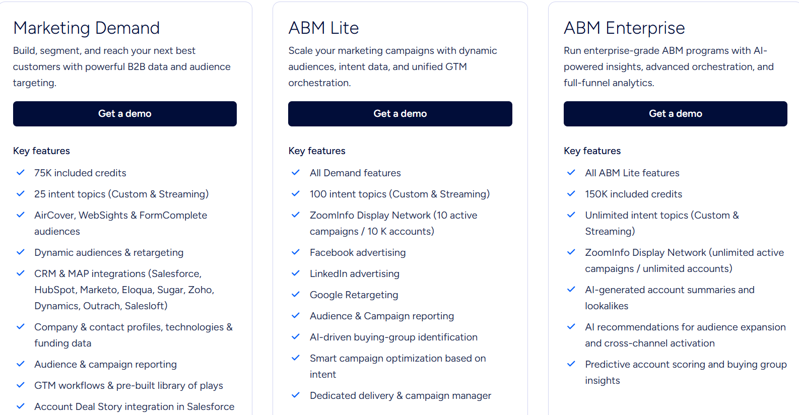 ZoomInfo marketing plan