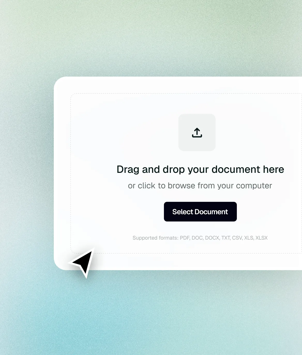 Blurred blue and white abstract background with soft gradient.