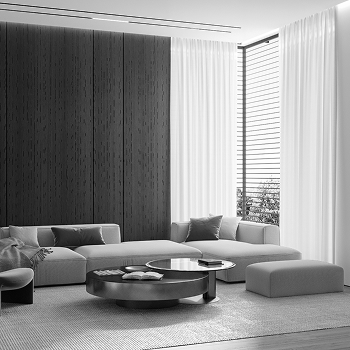 modern interior fit out living room