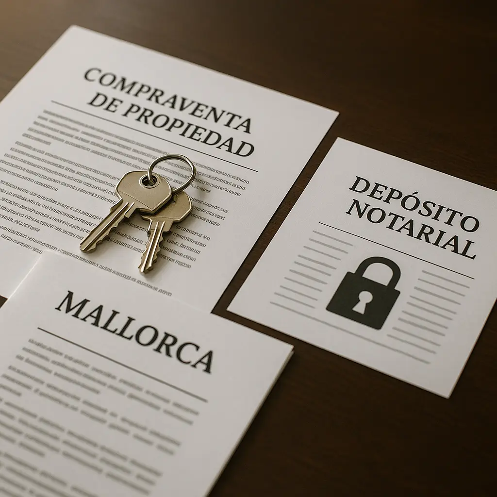 Arras-Vertrag und notarielles Gelddepot beim Immobilienkauf auf Mallorca