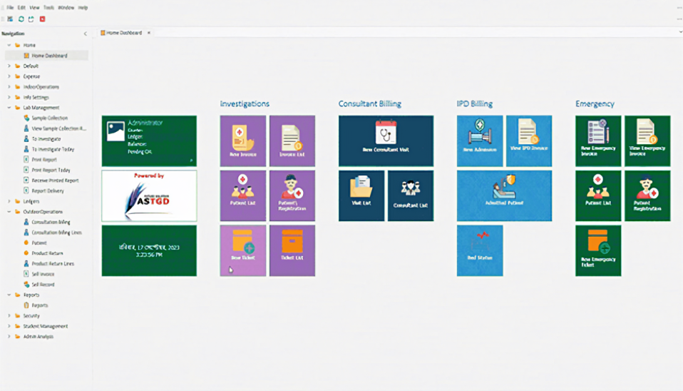 Medical Management dashboard