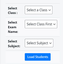 Result Management-select class