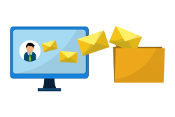 Sort emails from folder