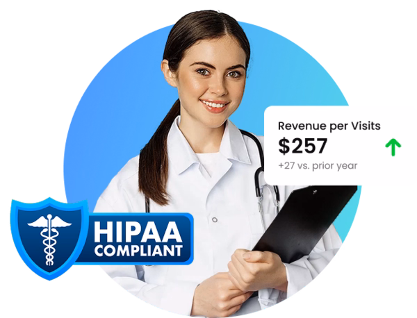 Smiling diverse healthcare professionals in a bright medical office, including doctors and nurses.