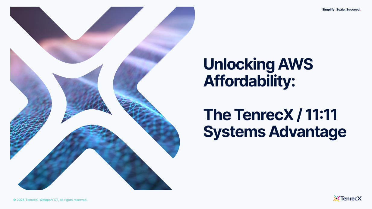 Unlocking AWS Affordability: The TenrecX / 11:11 Systems Advantage