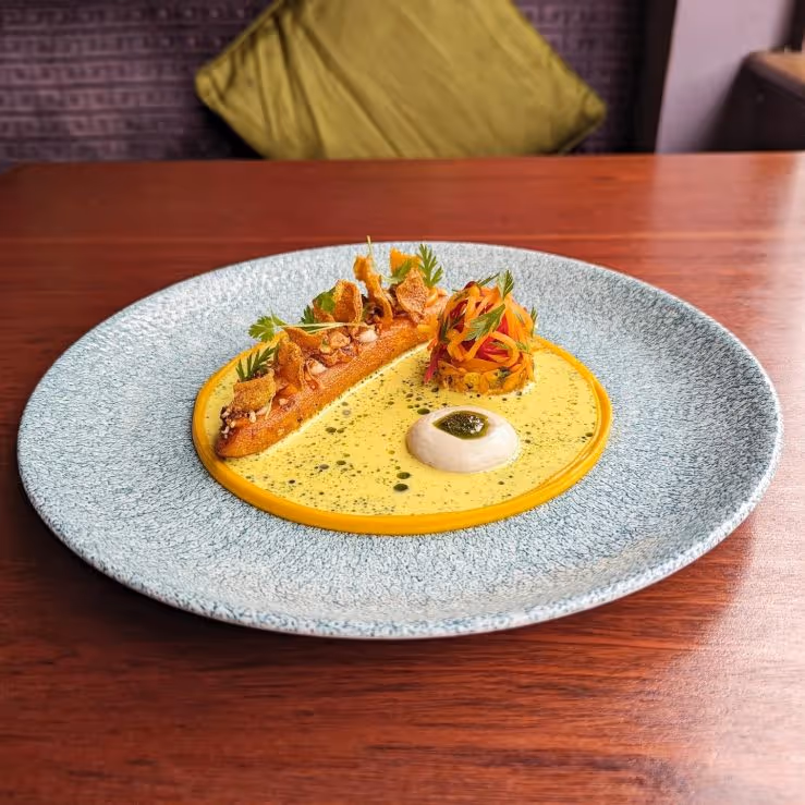 Melton's Restaurant gourmet artistic plating of fine cuisine from the gourmet kitchen