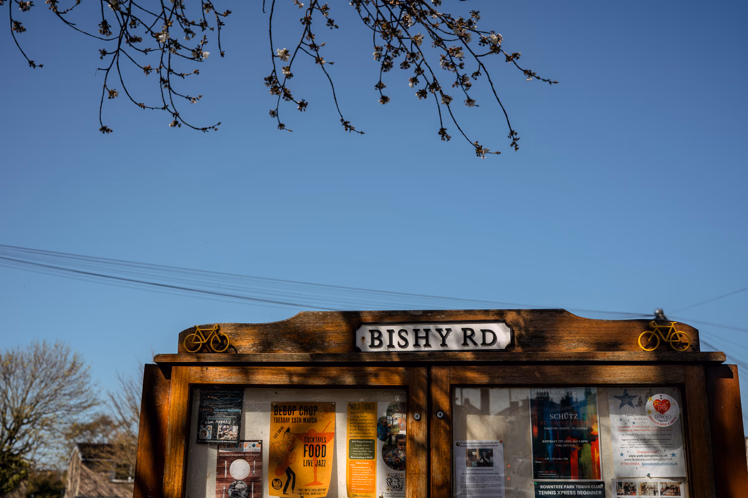 Bsihopthorpe Road community noticeboard