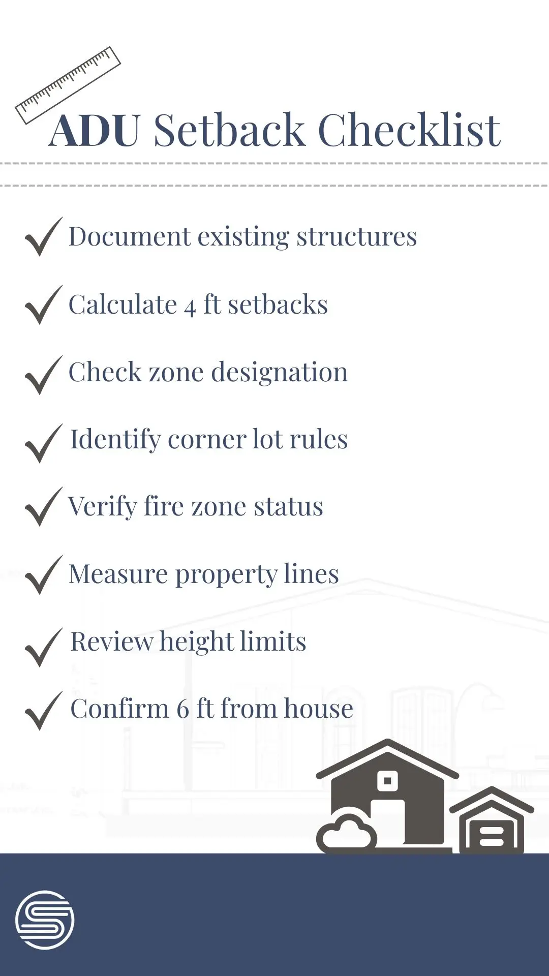 ADU Setback Checklist