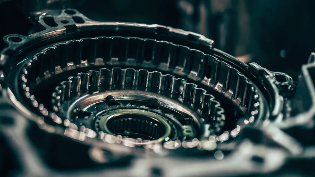 CVTs in cars displayed with an intricate transmission drum highlighting their internal components