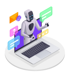 petit robot pour illustrer IA