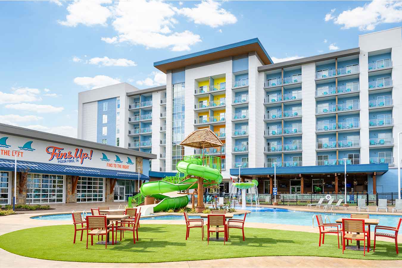 Pool at Compass Margaritaville in Pigeon Forge by Poolscapes