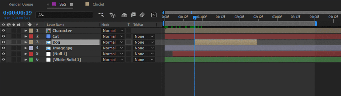 After Effects bracket keys shortcut