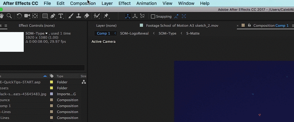 After Effects screenshot tutorial - saving frames as images