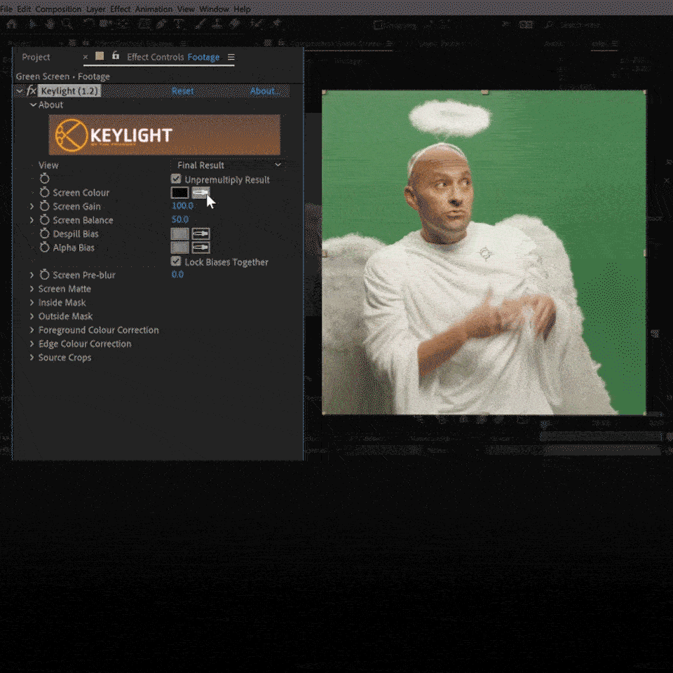 Green Screen Editing - School of Motion tutorial image