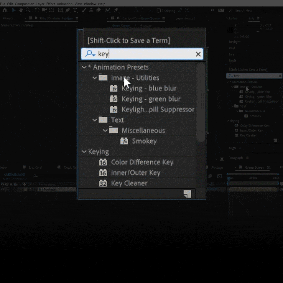 Green Screen Editing - School of Motion tutorial image