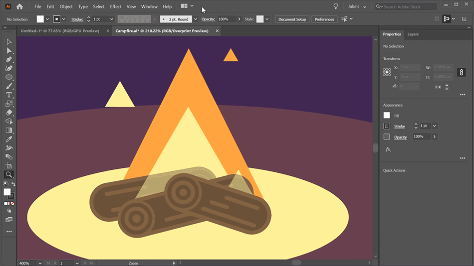 Illustrator View Menu - School of Motion tutorial image