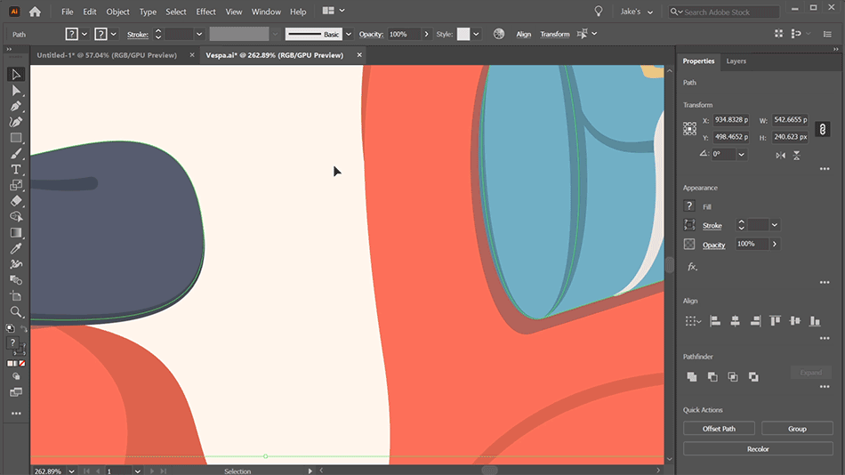 Illustrator Select Menu - School of Motion tutorial image