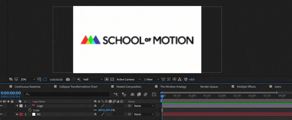 Collapse Transformations - School of Motion tutorial image