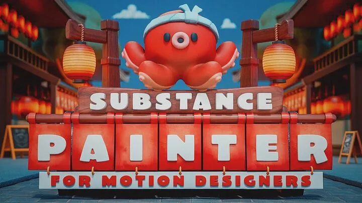 Substance Painter for Motion Designers course artwork