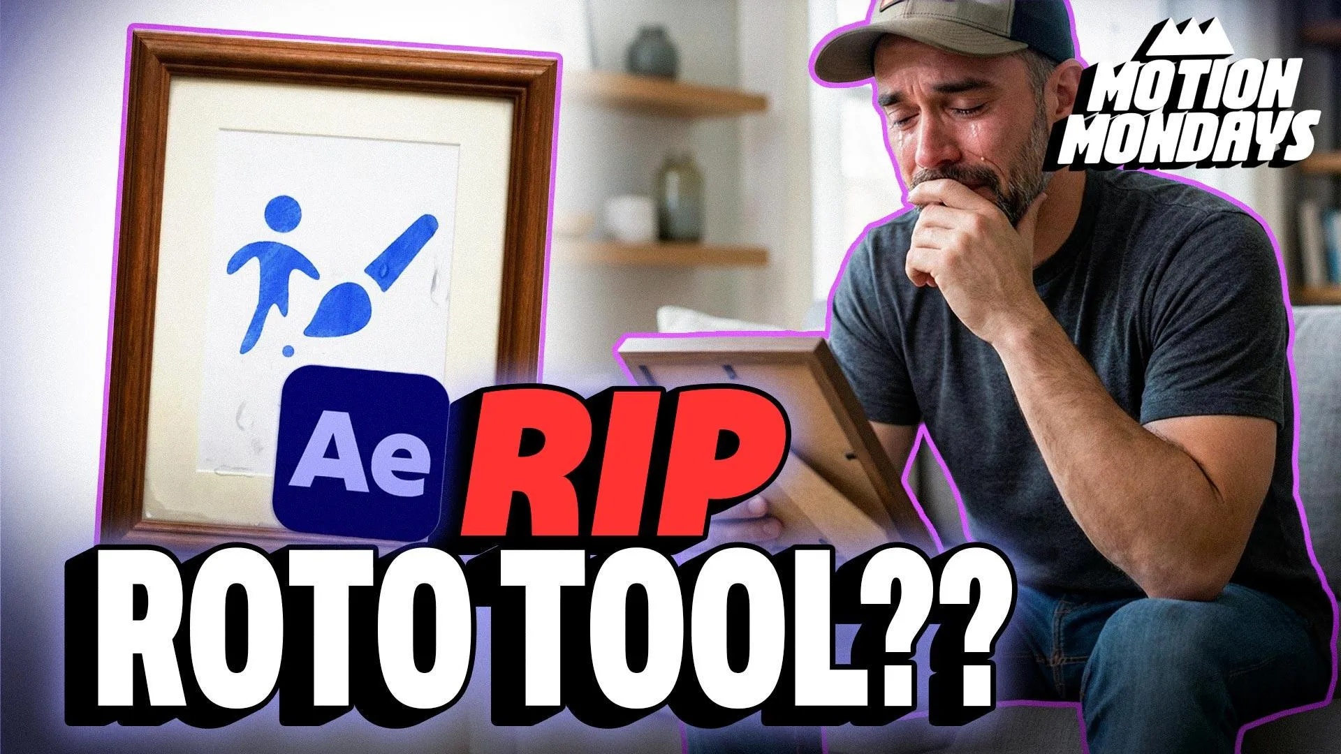 Motion Mondays thumbnail - After Effects Roto Brush replaced with Object Matte AI masking