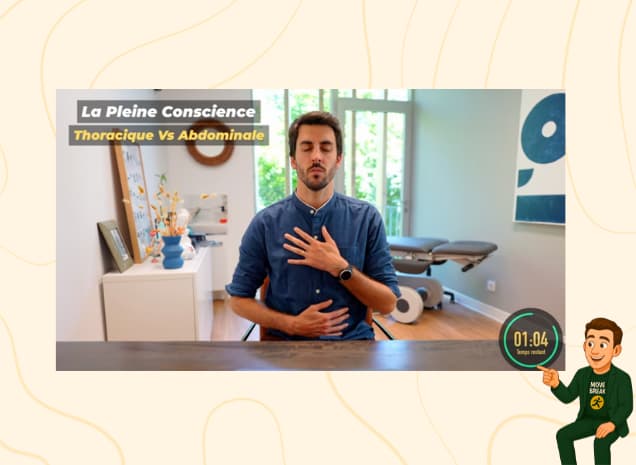 Exemple d'un exercice de respiration proposé par Noa by MoveBreak