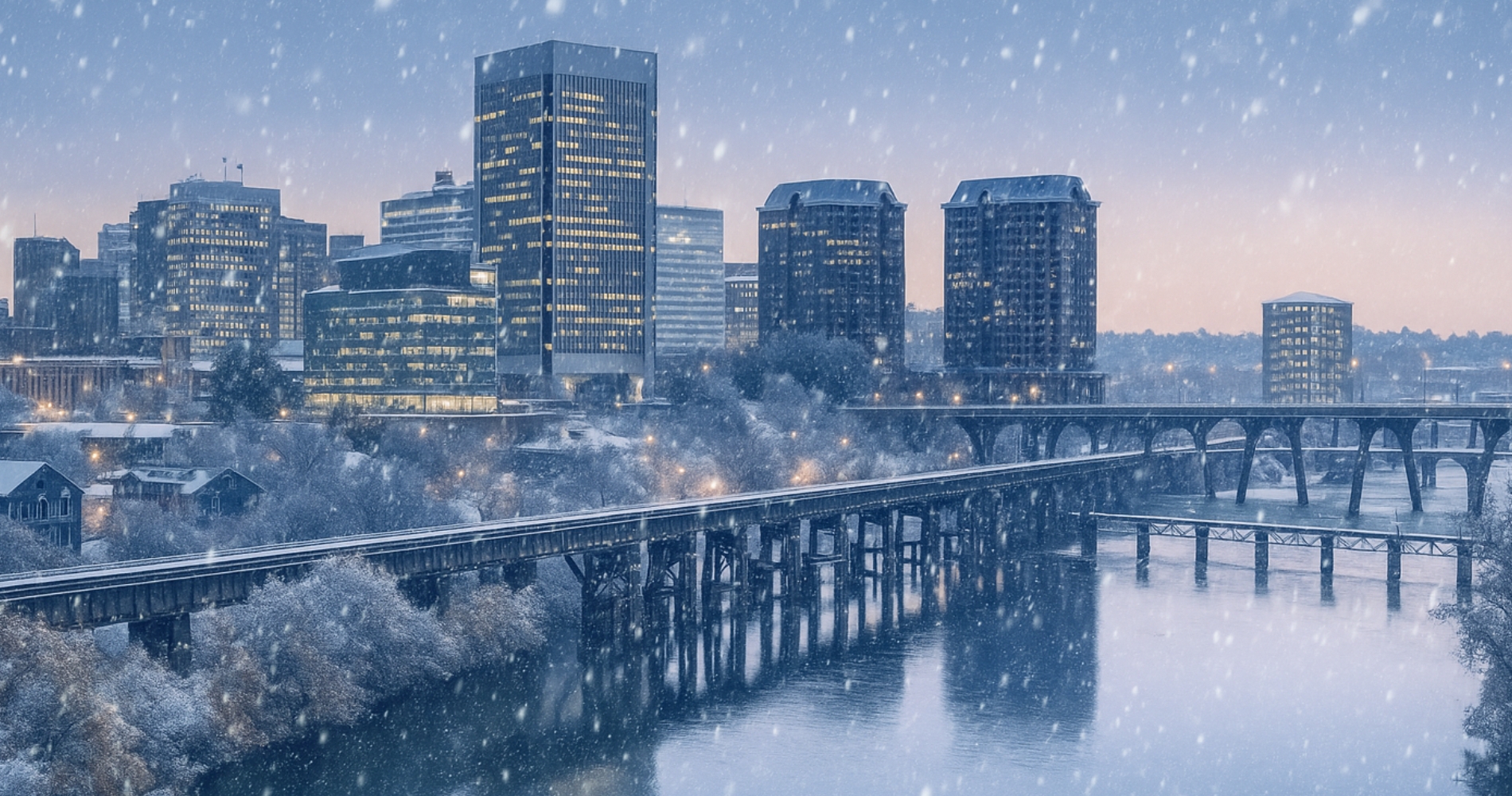 Richmond, Virginia in Winter