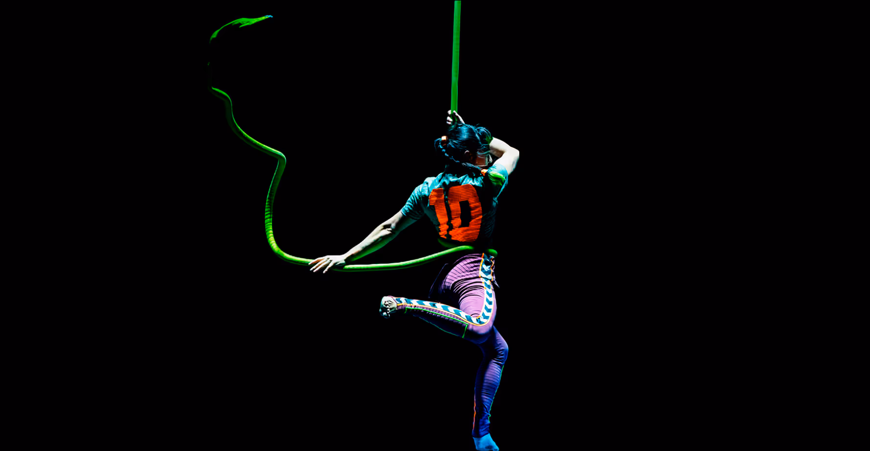 Acróbata del Cirque du Soleil