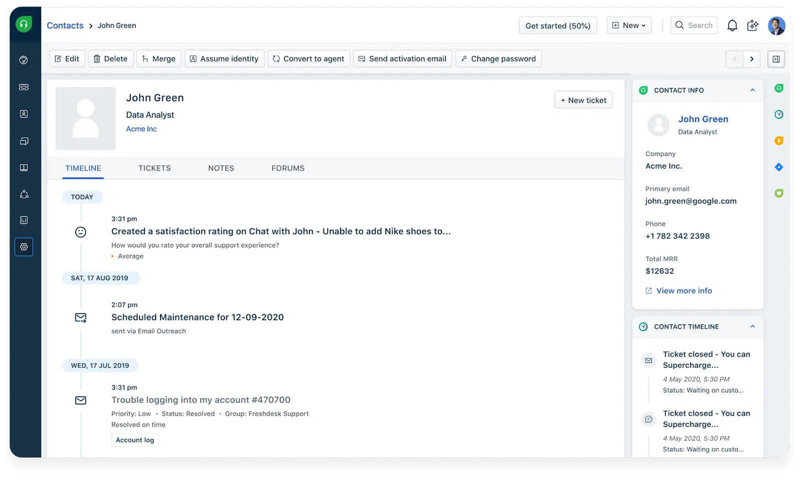Freshdesk Screenshot