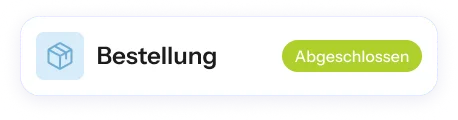 bestellung - abgeschlossen