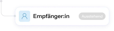 empfänger:in - ausstehend