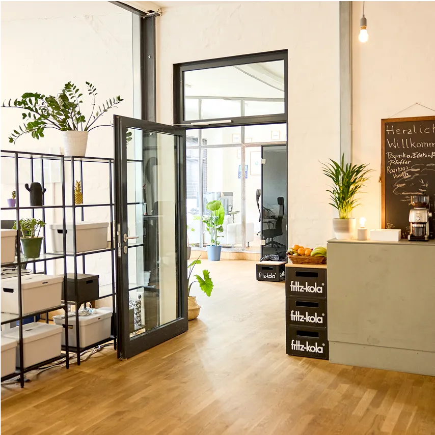 entrance to apoio inside office