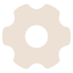 Settings icon, biege, png