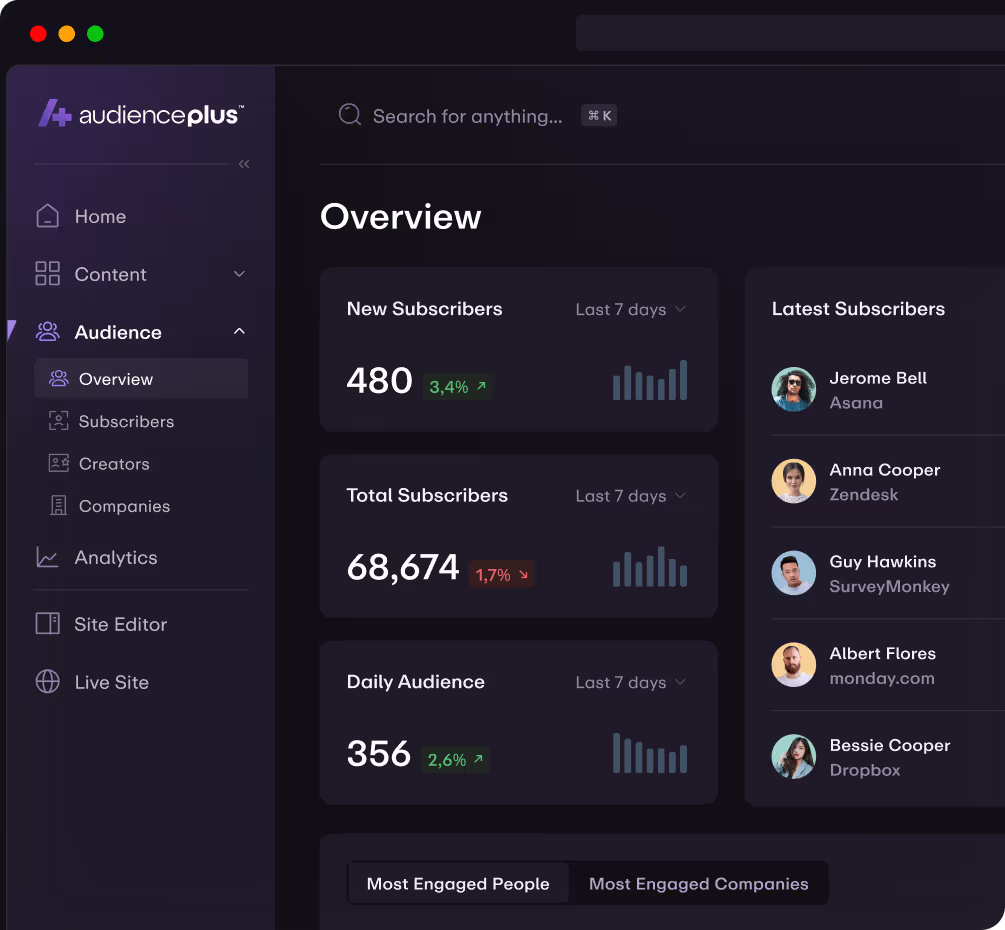 Tab interface
