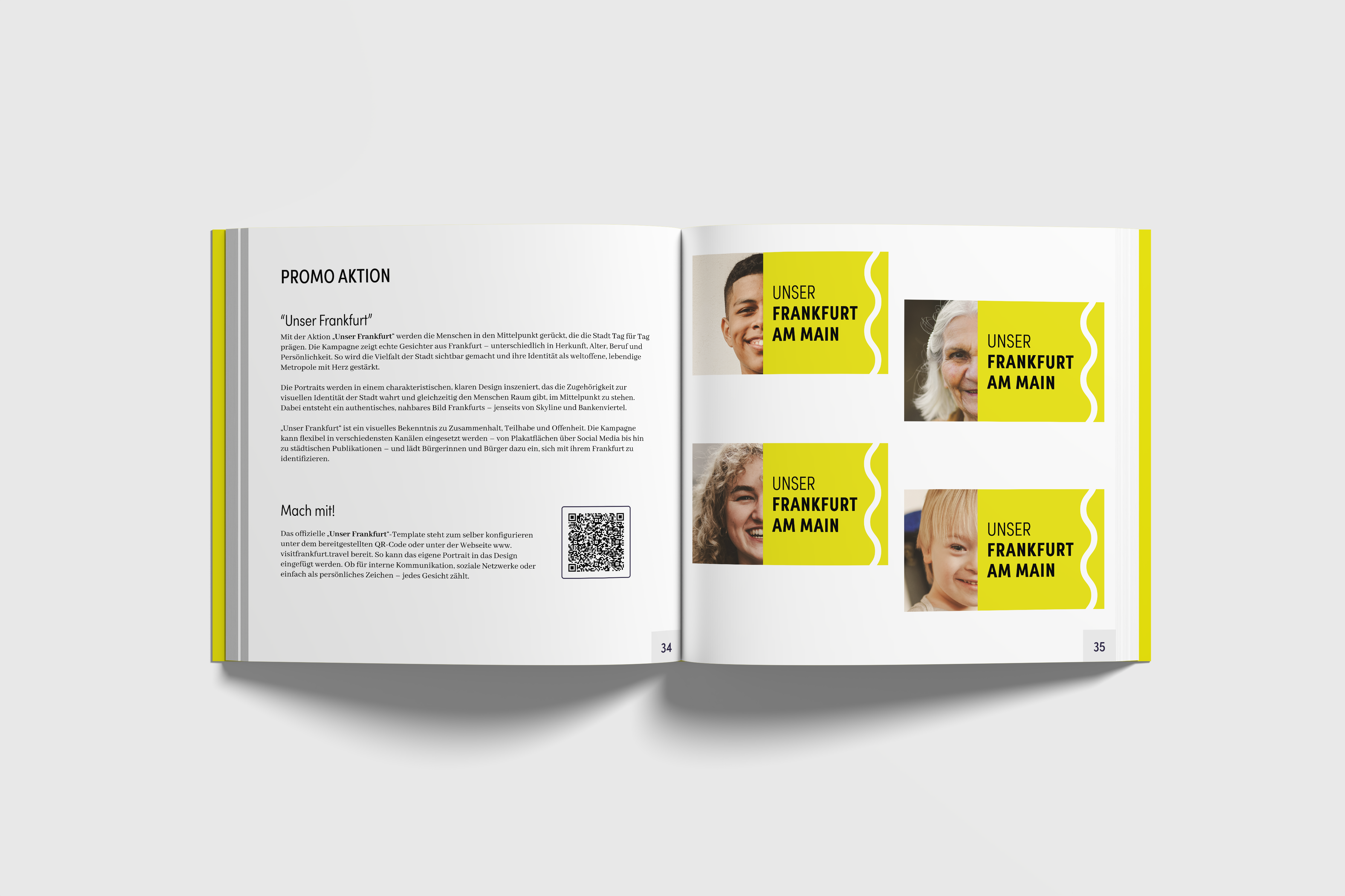 Promo Aktion "Unser Frankfurt" im Rahmen des Rebranding