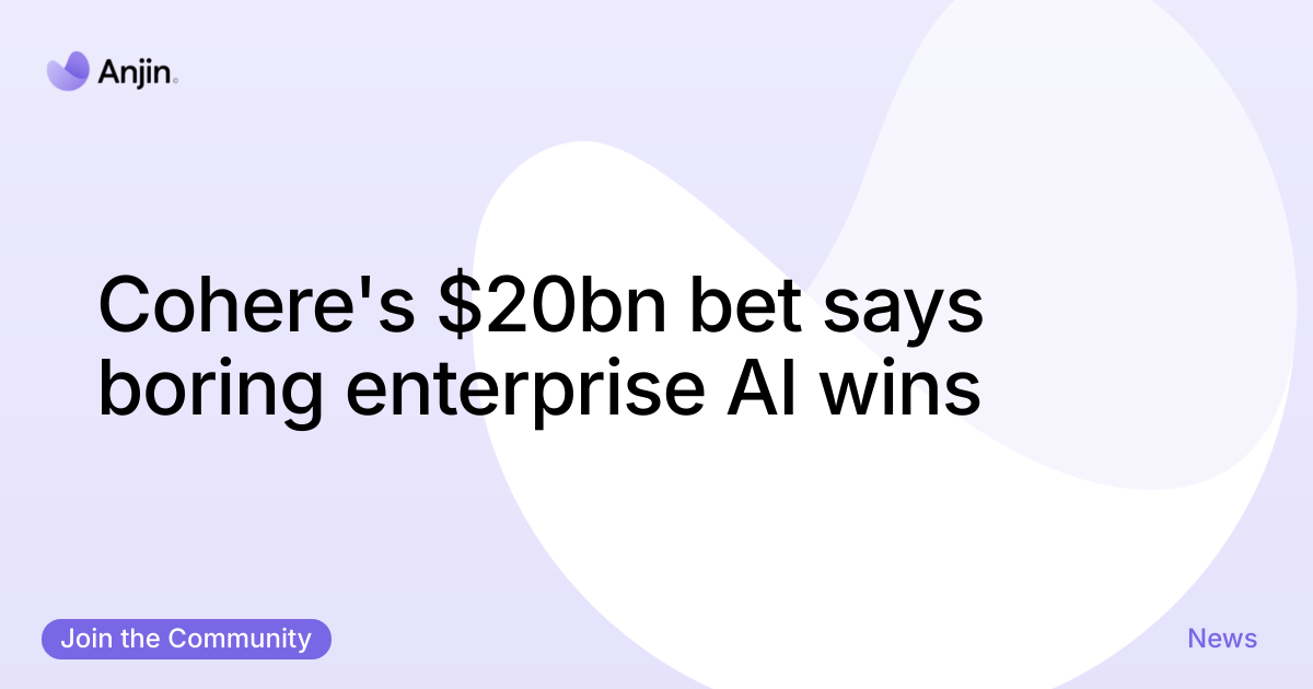 Inside Anjin latest article. Discover insights into Anjin AI and the inner workings of a start up AI agency