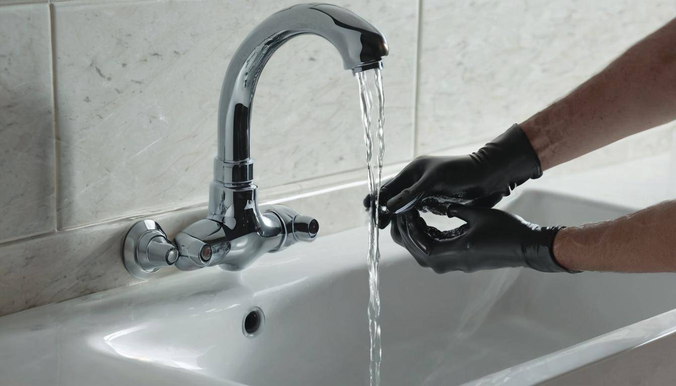 Hot water unclogging sink