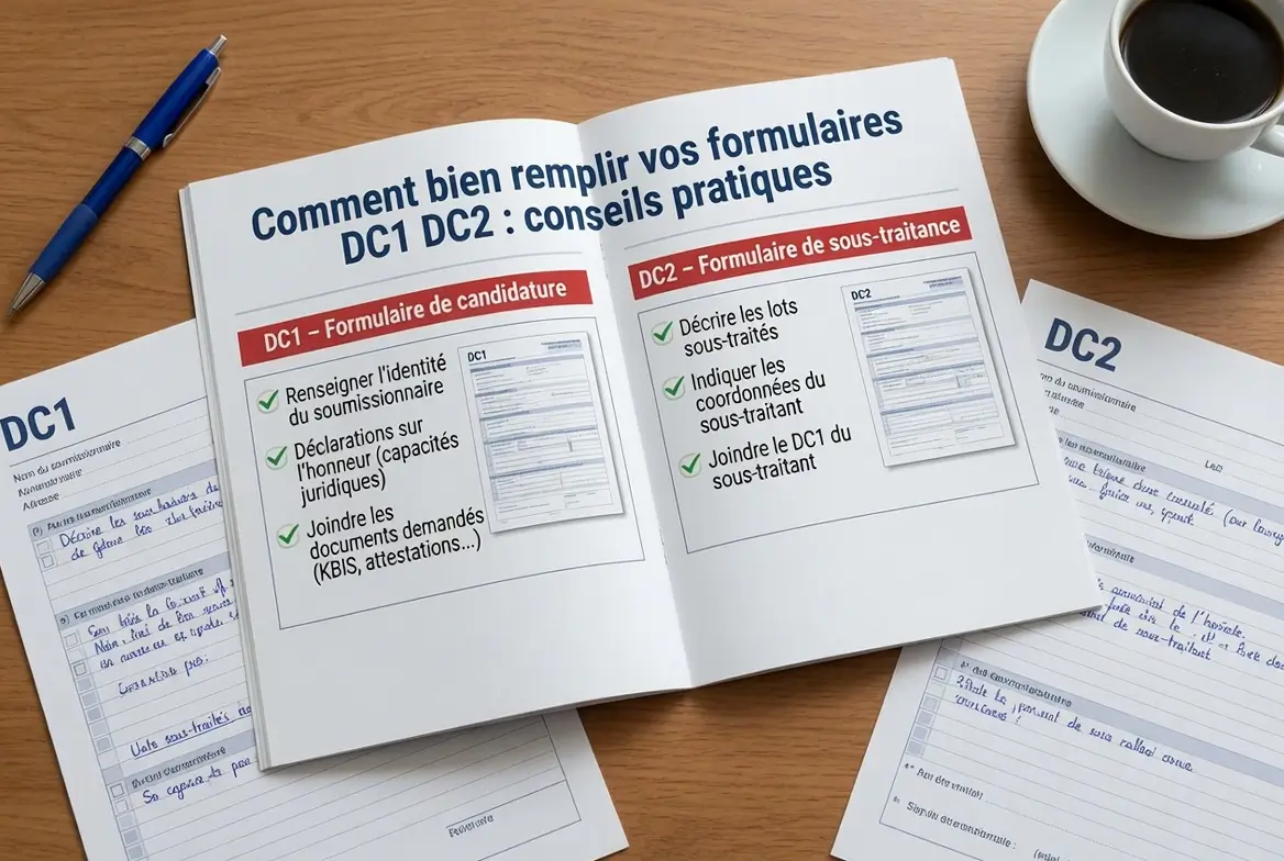 bien remplir ses formulaires DC1 et DC2