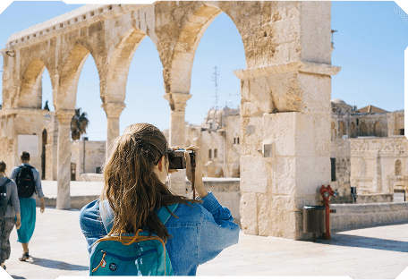 Example of an uploaded image in the travel diary app