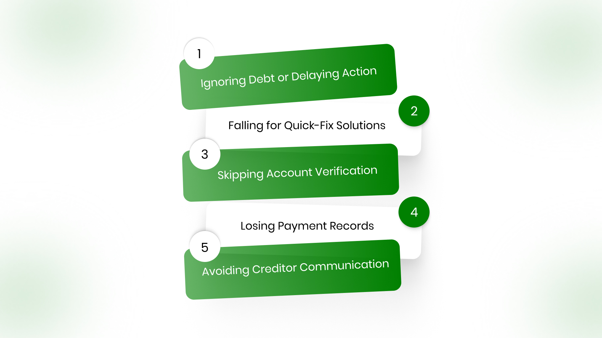 What to Avoid When Trying to Get Out of Bad Debt
