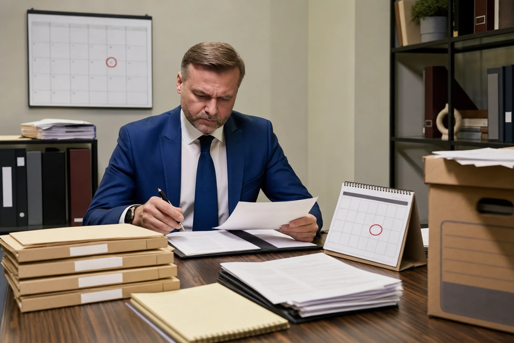 Consumer reviewing debt collection court papers and legal deadlines
